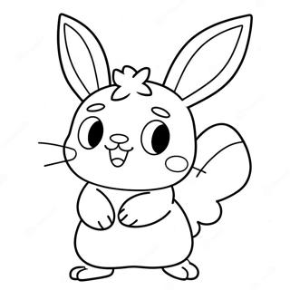 Scorbunny Coloring Page | Scorbunny 塗色頁