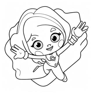 Garnet in Action Coloring Page | Steven Universe 塗色頁