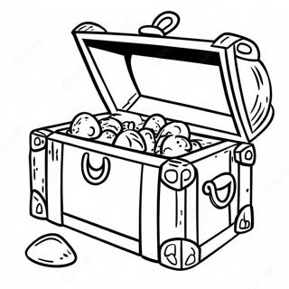 Treasure Chest Coloring Page | Treasure Chest 塗色頁