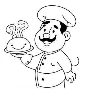 Chef Coloring Page | Chef 塗色頁