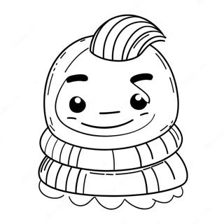 Funny Roblox Bacon Hair Coloring Page | Roblox Bacon 塗色頁