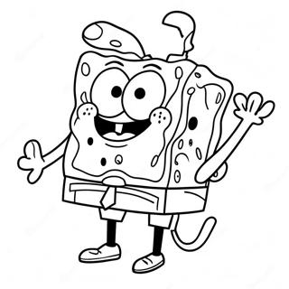 SpongeBob SquarePants Coloring Page