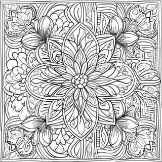Beautiful Islamic Patterns Coloring Page | Islamic 塗色頁