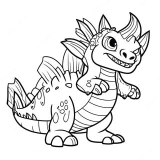 Monster Hunter Coloring Page | Monster Hunter 塗色頁