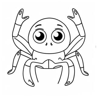 Cute Lucas the Spider Coloring Page | Lucas the Spider 塗色頁