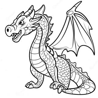 Fearsome Dragon Master Coloring Page | Dragon Masters 塗色頁