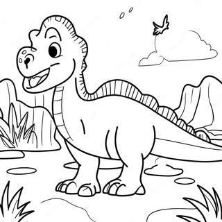 Dino Ranch Coloring Page | Dino Ranch 塗色頁