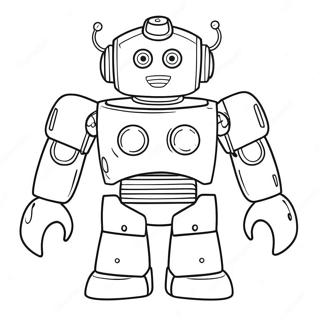 Tobot Coloring Page