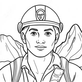 Adventurous Joshua Coloring Page | Joshua 塗色頁