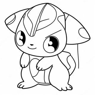 Starter Pokemon Coloring Page | Starter Pokemon 塗色頁
