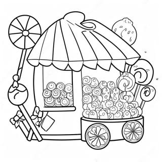 Candy Shop Coloring Page | Candy Shop 塗色頁