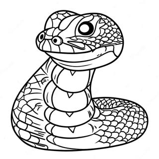 Rattlesnake Coloring Page | Rattlesnake 塗色頁