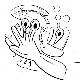Hand Washing Fun Coloring Page | Hand Washing 塗色頁