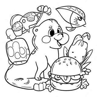 Food Chain Coloring Page | Food Chain 塗色頁