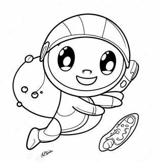 Vini Jr Coloring Page | Vini Jr 塗色頁