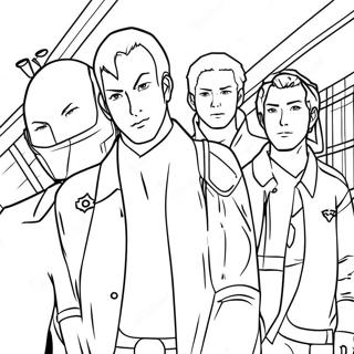 Tokyo Revengers Coloring Page