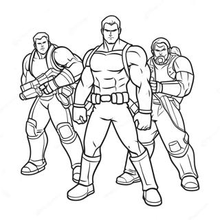 Apex Characters in Action Coloring Page | Apex 塗色頁