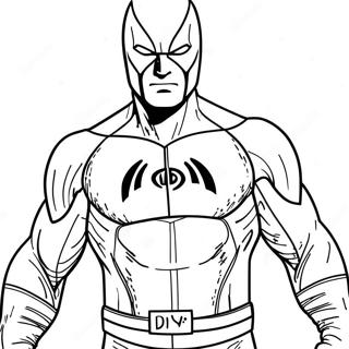 Daredevil Coloring Page | Daredevil 塗色頁