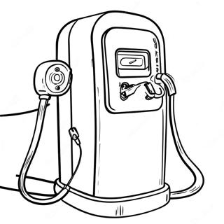 Electric Charger Coloring Page | Chargers 塗色頁