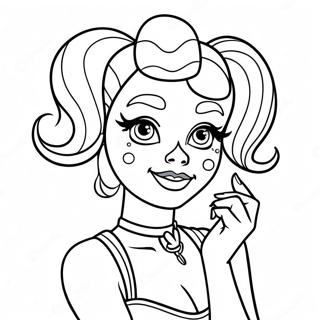 Ballora Coloring Page | Ballora 塗色頁