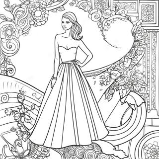 Fashion Coloring Page | Fashion 塗色頁