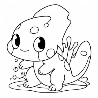 Water Pokemon Coloring Page | Water Pokemon 塗色頁