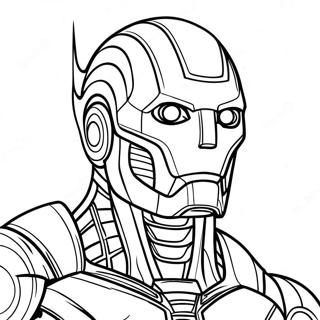 Ultron Coloring Page | Ultron 塗色頁