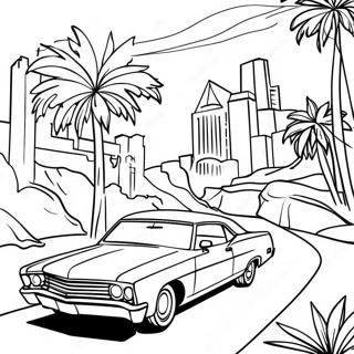 Hollywood Coloring Page | Hollywood 塗色頁