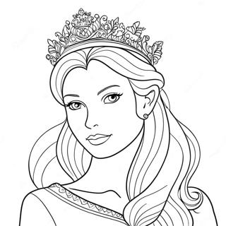 Snow Princess Coloring Page | Snow Princess 塗色頁