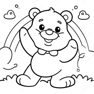 1980's Care Bears Coloring Pages
