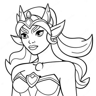 She Ra Coloring Page | She Ra 塗色頁