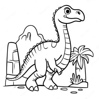 Therizinosaurus Coloring Page | Therizinosaurus 塗色頁