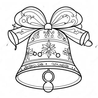 Festive Christmas Bell Coloring Page | Christmas Bell 塗色頁