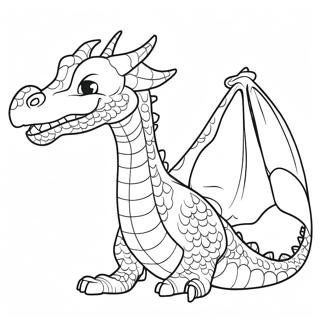 Fire Breathing Dragon Coloring Page | Fire 塗色頁