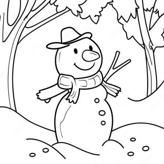 Let It Snow Coloring Page | Let It Snow 塗色頁