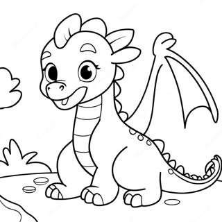 Dragon Tales Coloring Page | Dragon Tales 塗色頁