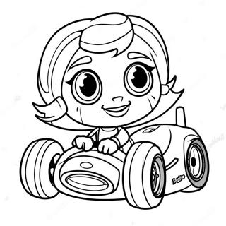 Vanellope von Schweetz Racing Coloring Page | Wreck It Ralph 塗色頁