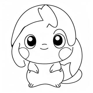 Chibi Pokemon Coloring Page | Chibi Pokemon 塗色頁