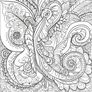 Intricate Paisley Design Coloring Page | Paisley 塗色頁
