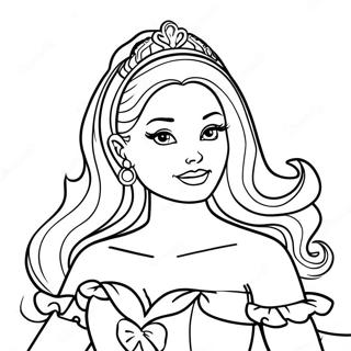 Barbie Doll Coloring Page | Barbie Doll 塗色頁