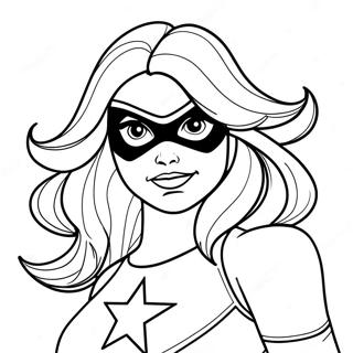 Ms Marvel Coloring Page | Ms Marvel 塗色頁