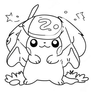 Pokemon Go Coloring Page