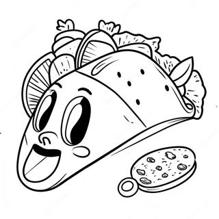 Taco Coloring Page | Taco 塗色頁