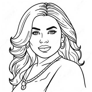 Karol G Coloring Page | Karol G 塗色頁