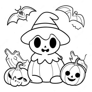Bobbie Goods Halloween Coloring Page | Bobbie Goods Halloween 塗色頁