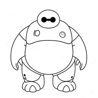 Baymax Coloring Page | Baymax 塗色頁