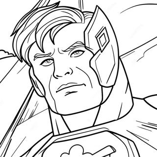 Super Hero Coloring Page | Super Hero 塗色頁