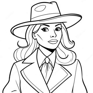 Carmen Sandiego Coloring Page | Carmen Sandiego 塗色頁
