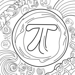 Pi Day Celebration Coloring Page | Pi Day 塗色頁