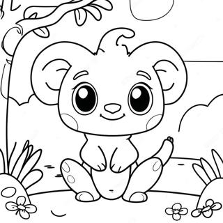 Charming Kwami Coloring Page | Superhero Kwami Miraculous Ladybug 塗色頁